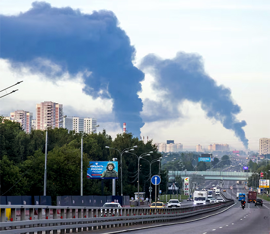 Ucrânia lança 400 drones contra Moscou em novo ataque